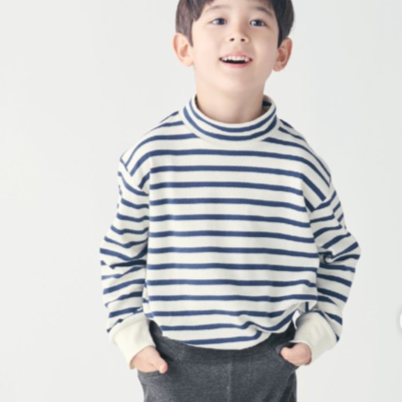 $11/ea Bundle: 2 Kids Muji, Marc&Janie turtleneck thick long sleeve tops size 3T - Picture 2 of 12